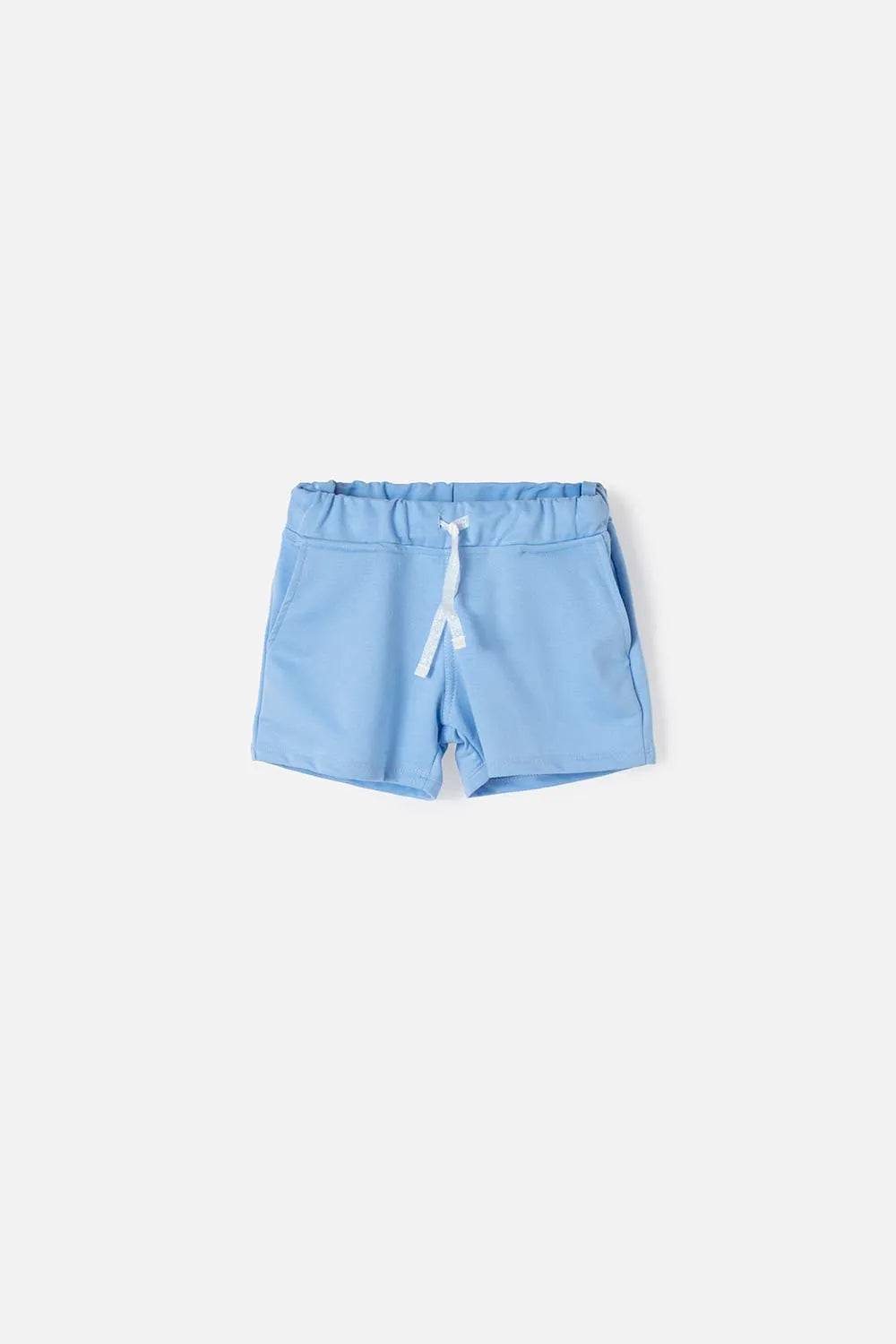 SHORT DE CORDON AZUL PARA NIÑA