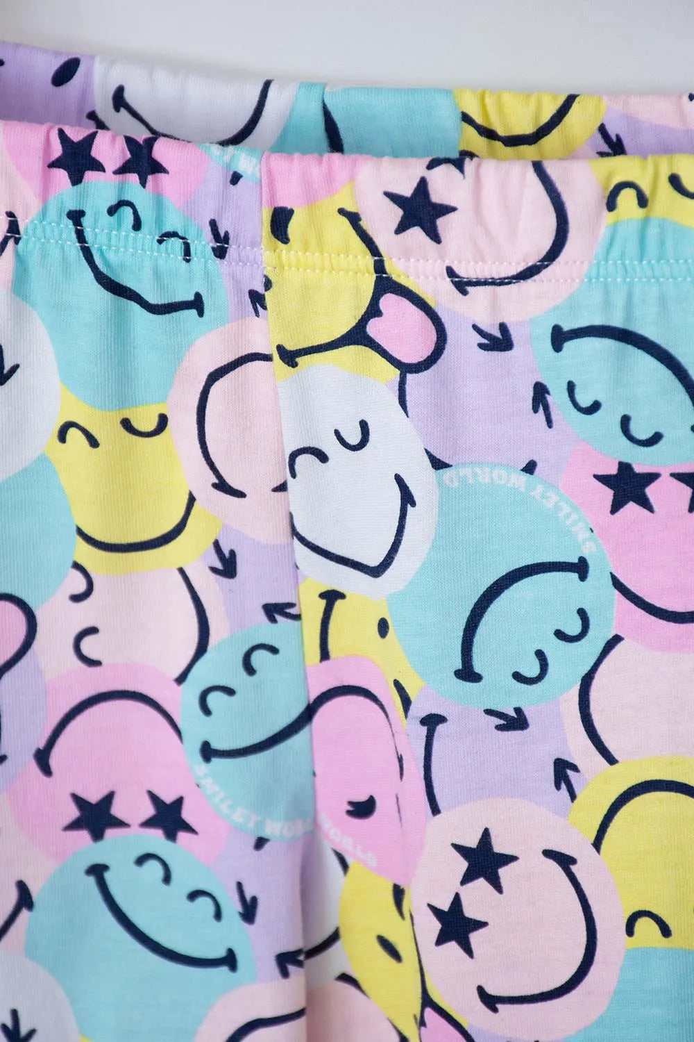 PIJAMA SMILEY MULTICOLOR MANGA CORTA